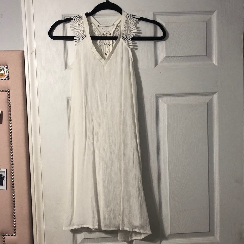white dress